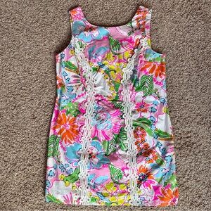LILLY PULITZER FOR TARGET BEAUTIFUL SHIFT DRESS WOMEN 18 EXCELLENT